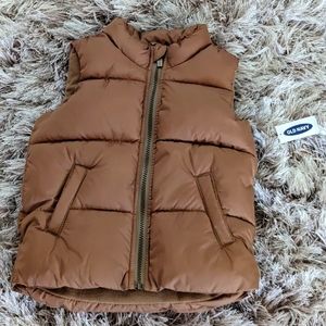 NEW Old Navy Girls Puffer Vest(3T)